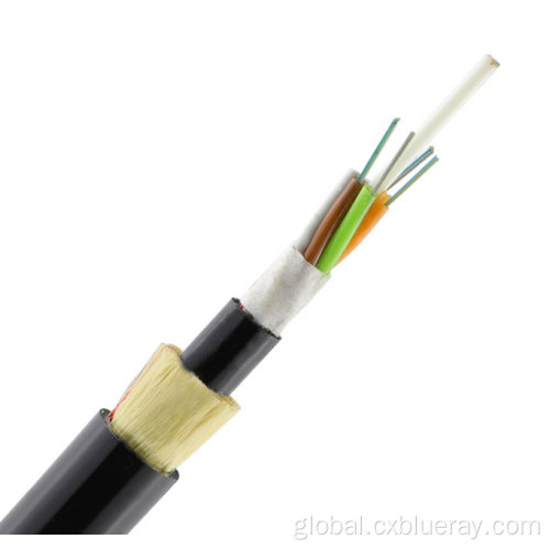 St Fiber Connector ADSS 24 Cores Single Mode Fiber Optic Cable Supplier